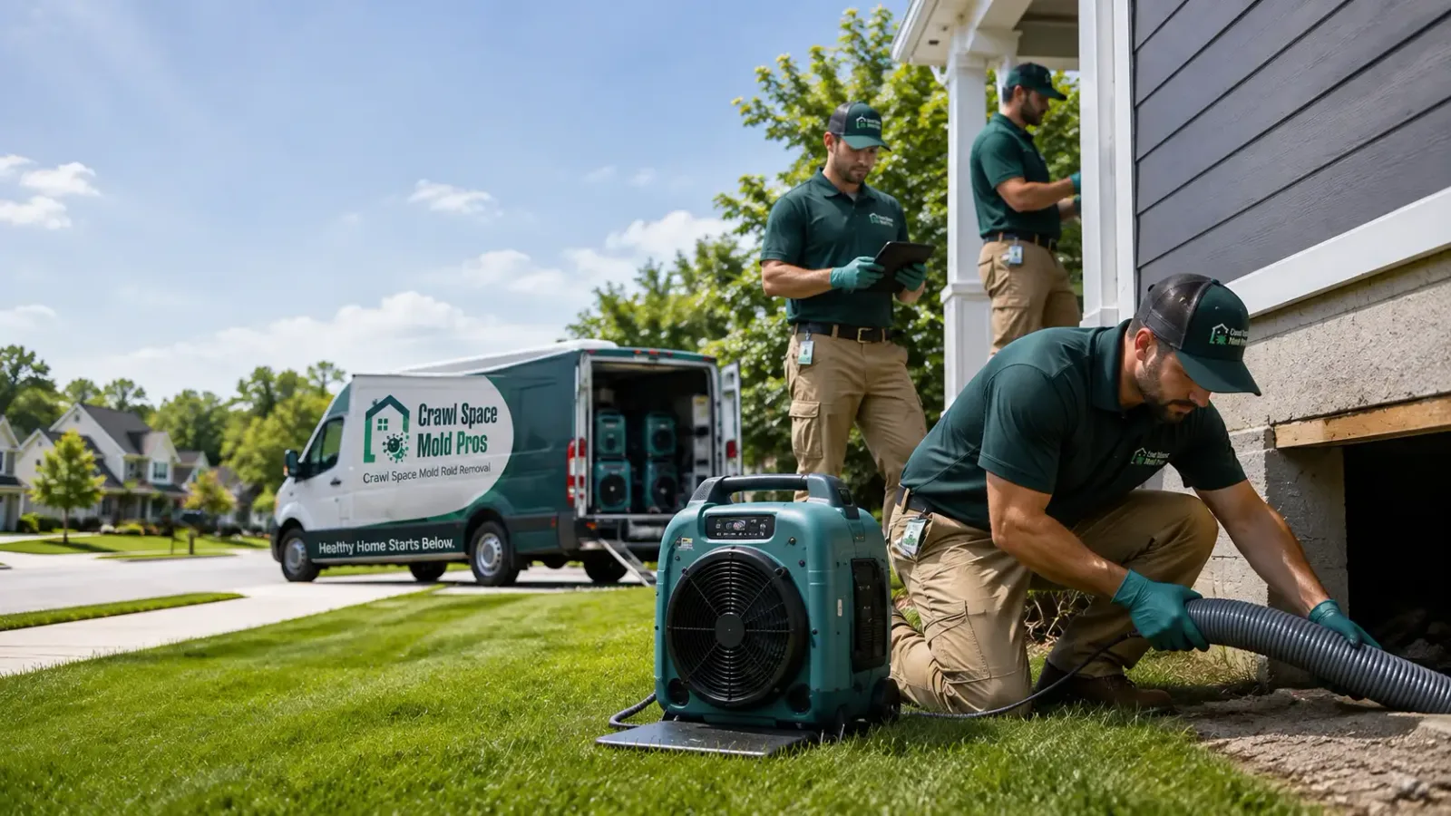 Crawl Space Mold Removal in Lewisburg, OH